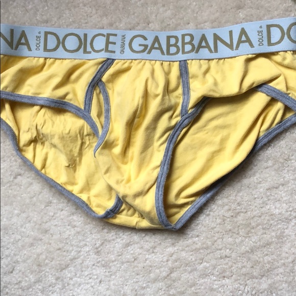 Dolce & Gabbana Other - Dolce and Gabbana yellow gray man brief
